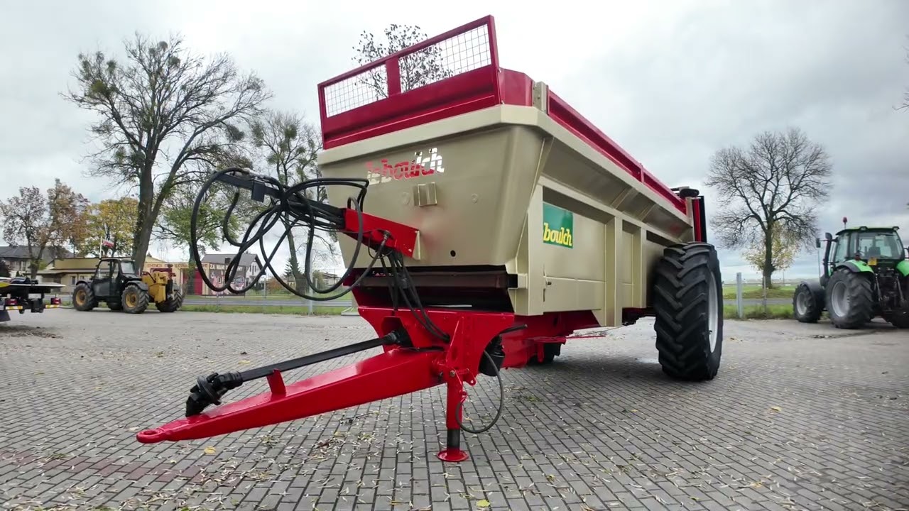 ROZRZUTNIK OBORNIKA LEBOULCH MAXI HVS212 12T KLAPA HYDARULICZNA