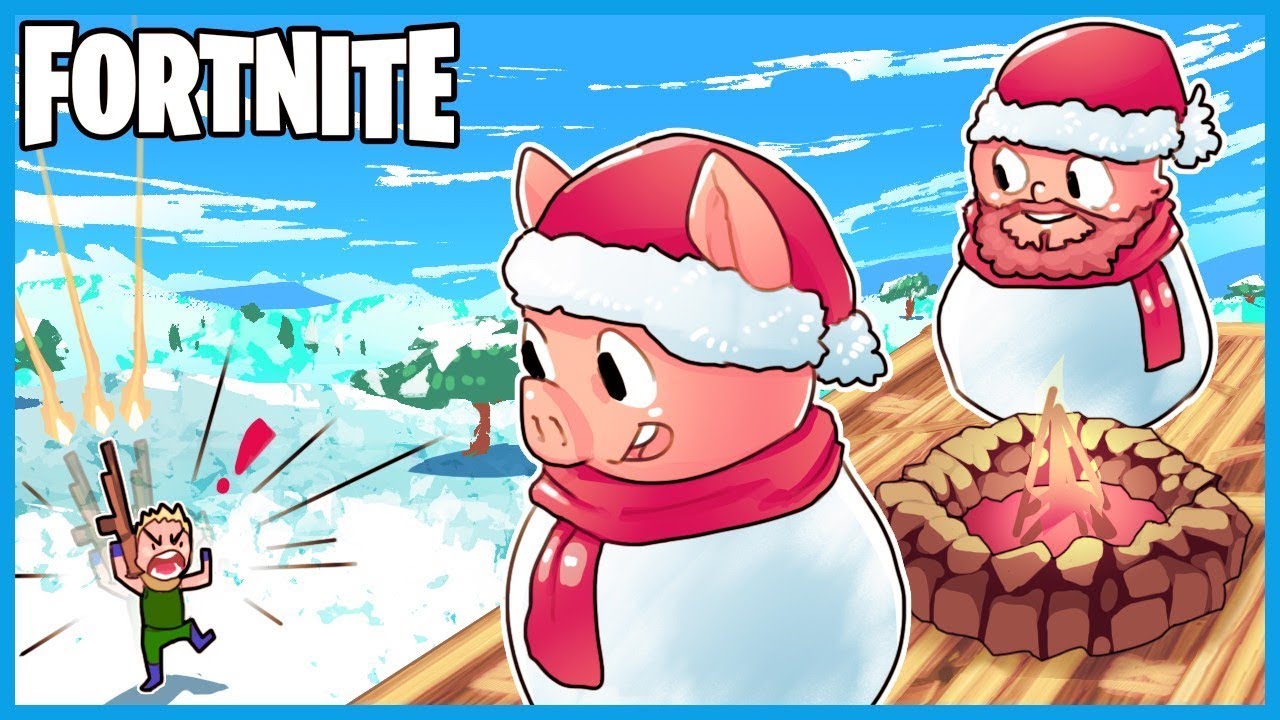 WINNING *ONLY* USING SNOWMEN in Fortnite: Battle Royale! (Fortnite Funny Challenge w/ LEGIQN Part 1)