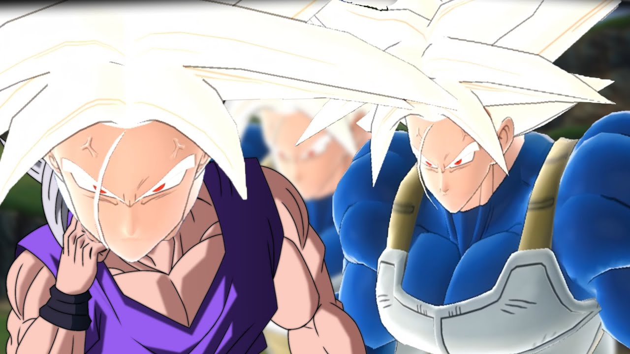 Trunks beast mode vs Black Frieza | Raging blast 2 mods