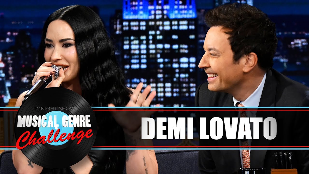 Musical Genre Challenge with Demi Lovato (Extended) | The Tonight Show Starring Jimmy Fallon