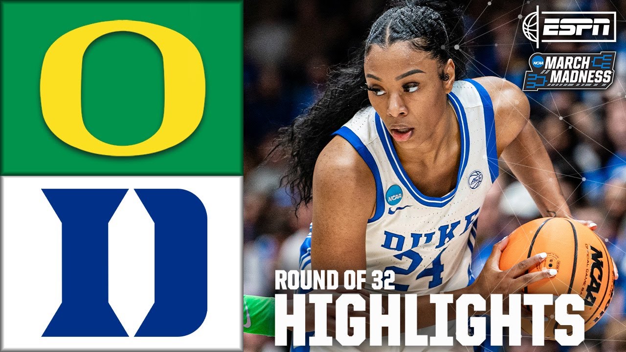 Round of 32: Oregon vs. Duke | Women's NCAA Tournament | Full Game Highlights