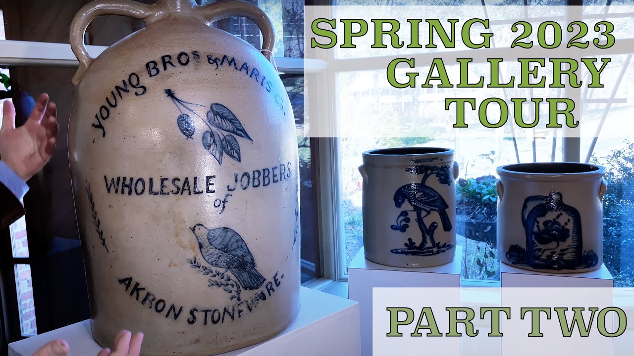 Spring 2023 Auction of American Stoneware & Redware: Gallery Tour (Part 2 of 2)