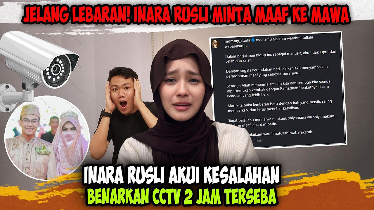 Jelang Lebaran❗❗ Inara Rusli Minta Maaf ke Mawa & Insanul Fahmi, CCTV 2 Jam Diakui Tapi Tak Lebih