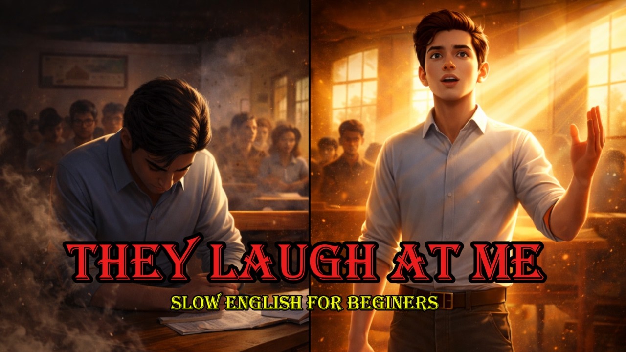 They laughed when I spoke English...  Easy English Listening Practice (A2 - B1 Level)