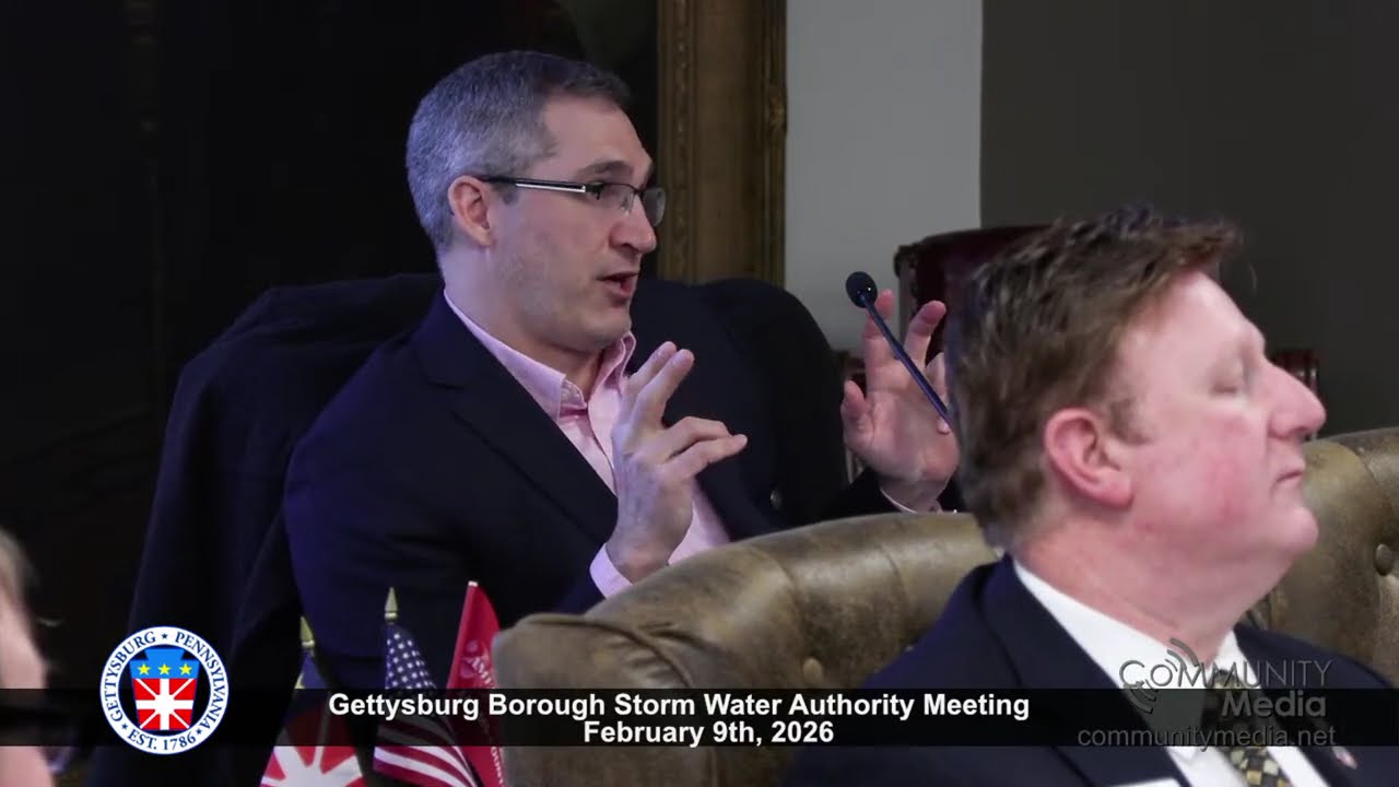 Gettysburg Borough Council Meetings - 02/09/2026