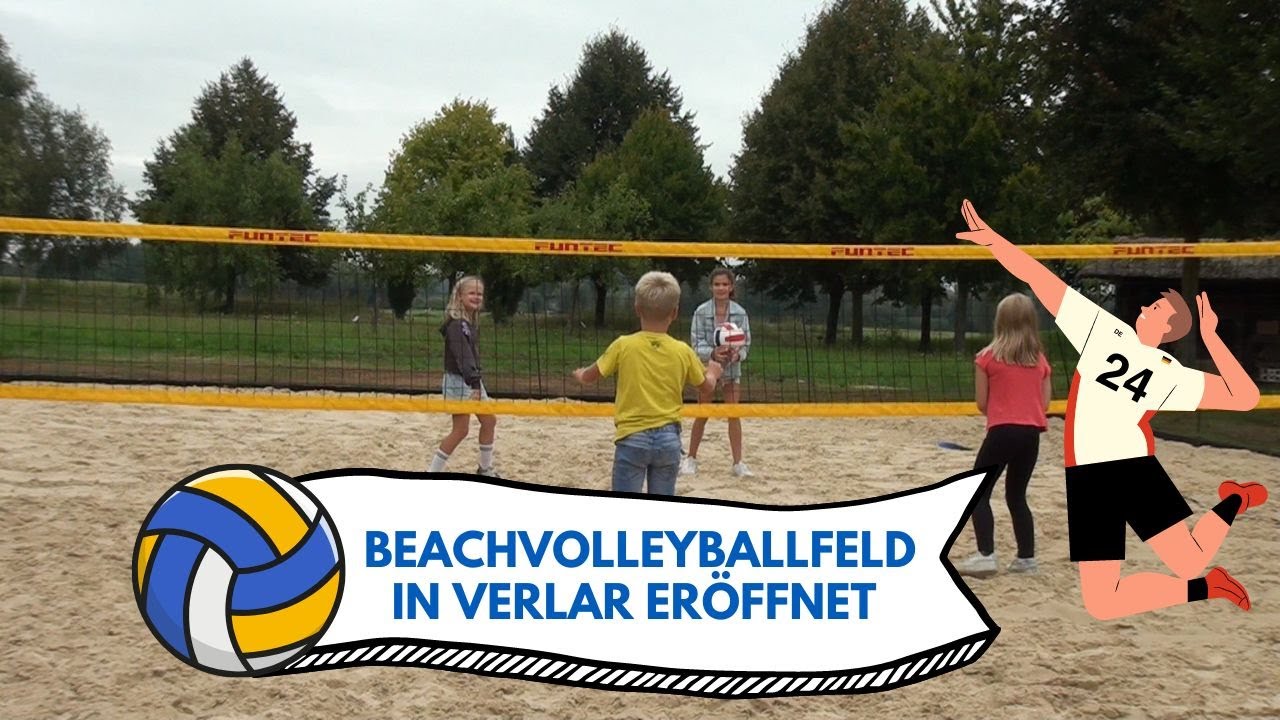 Neues Beachvolleyballfeld in Verlar