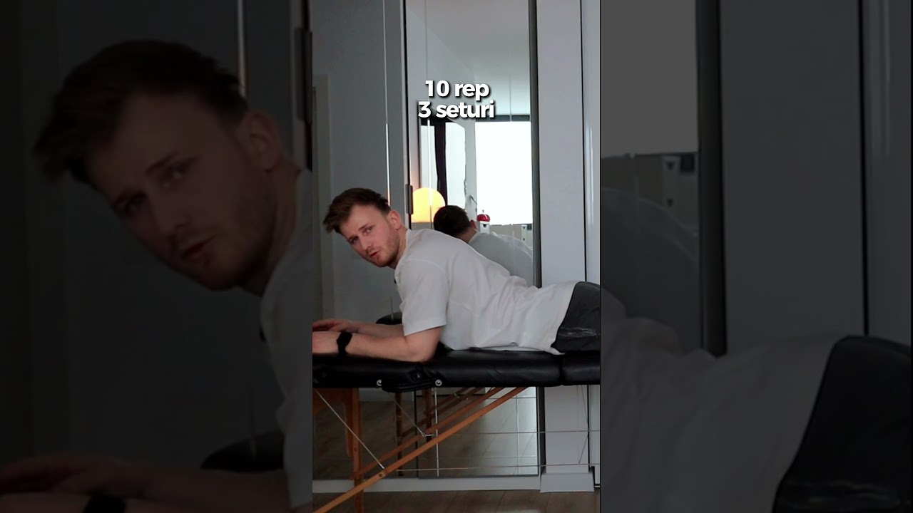 Exercițiu pentru protruzie de disc/hernie de disc.