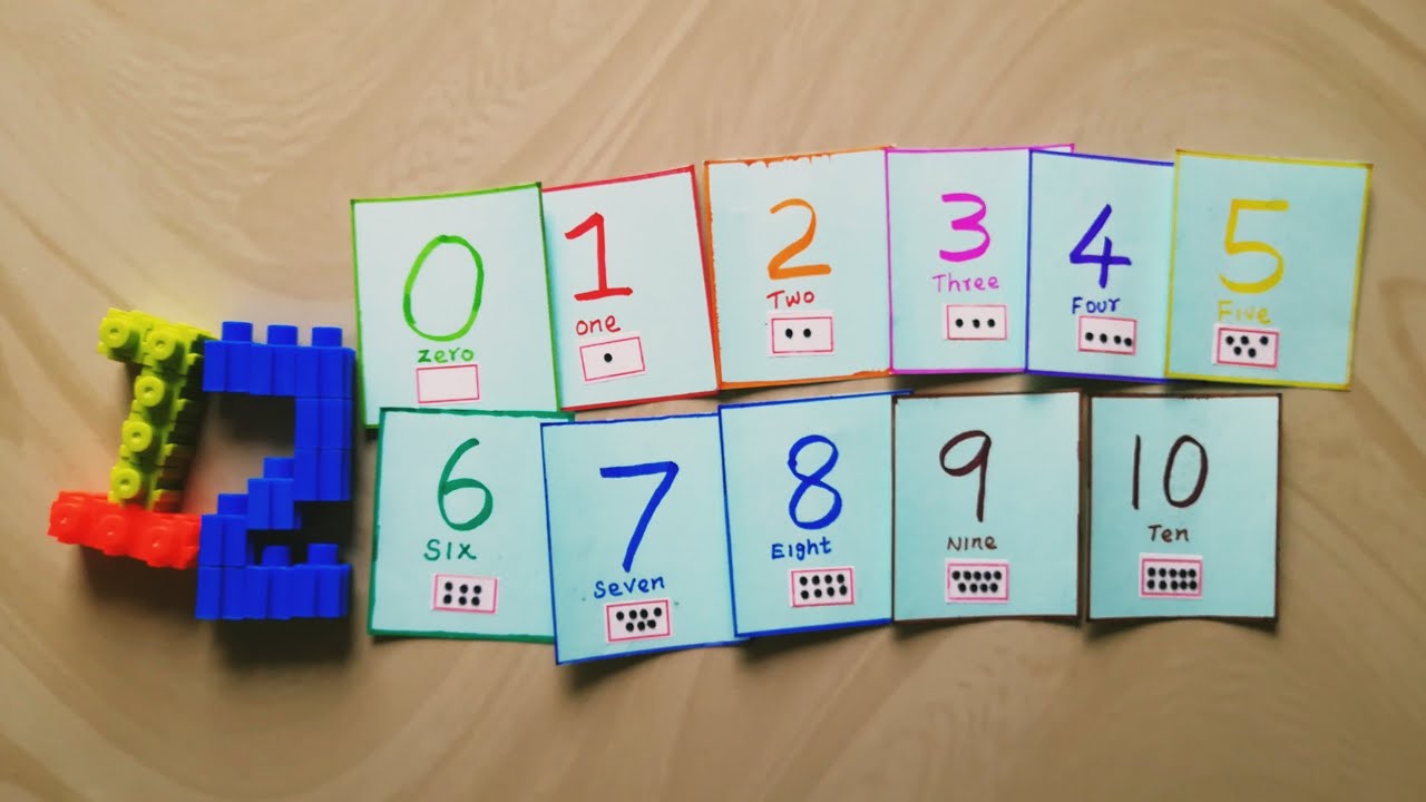 #Flashcard  DIY Flash Card for kids | How to make Number Flashcard at Home
