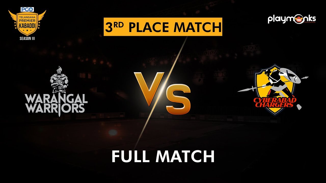 Warangal Warriors VS Cyberabad Chargers Full Match - 31 | Telangana Premier Kabaddi Season 3