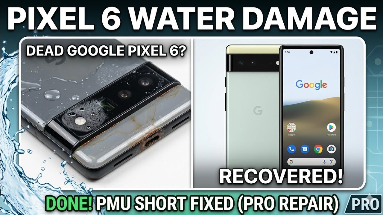 GOOGLE PIXEL 6 DEAD Repair Water Damge phone