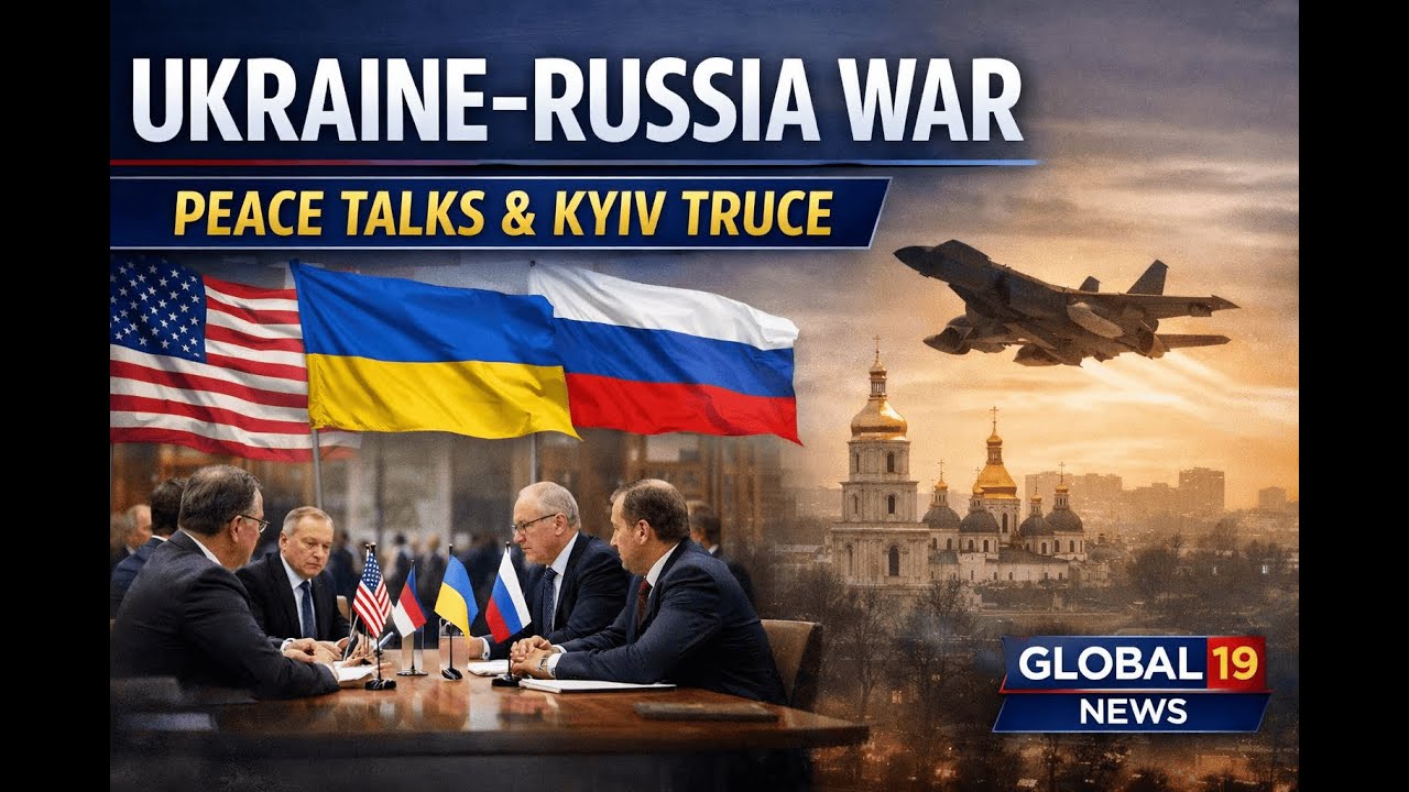 Ukraine–Russia War: High-Level Peace Talks, Kyiv Truce & Rising Casualties | Global 19 News