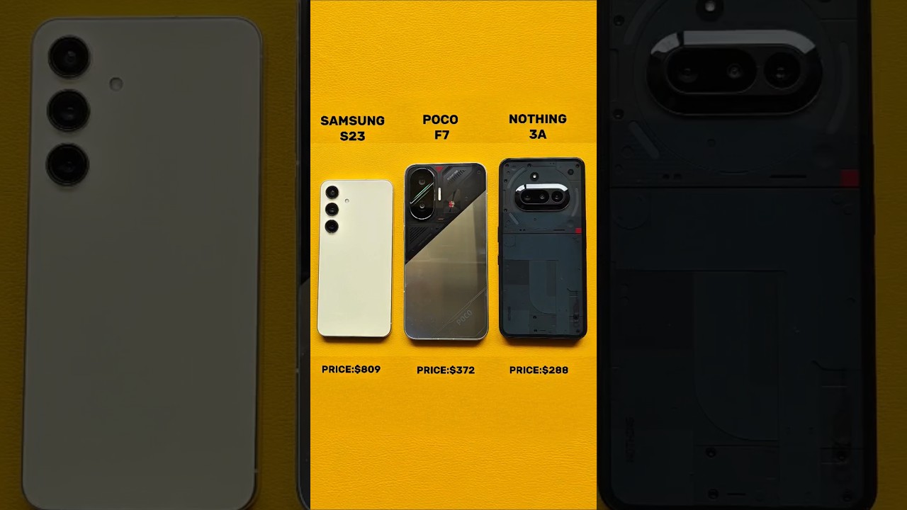 Samsung S23 vs Poco F7 vs Nothing 3A &ndash; BGMI Speed Test SHOWDOWN! (Who Wins?)😍