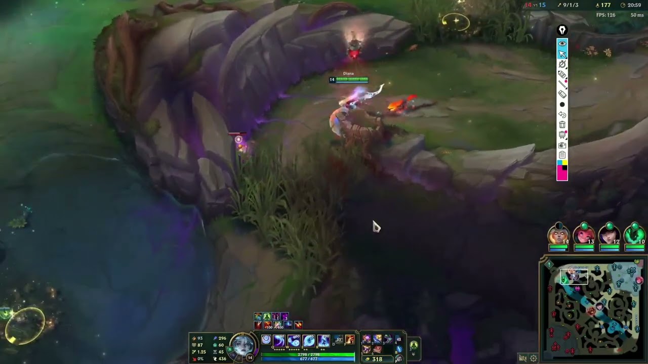 Platinum Diana vs Nocturne,