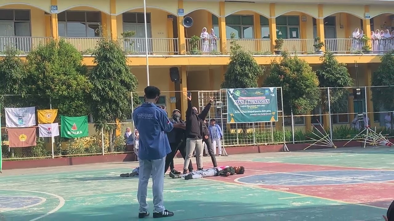 DEMO EKSKUL PMR MAN 1 KUNINGAN ⛑️🚑🩹