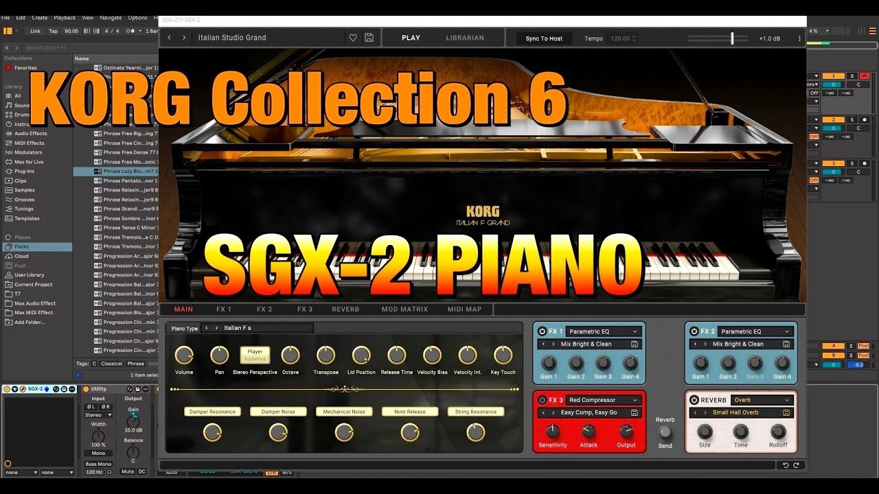 KORG Collection 6 — SGX-2 — немецкие, итальянские и японские фортепиано — Let's Play — ПК и Mac
