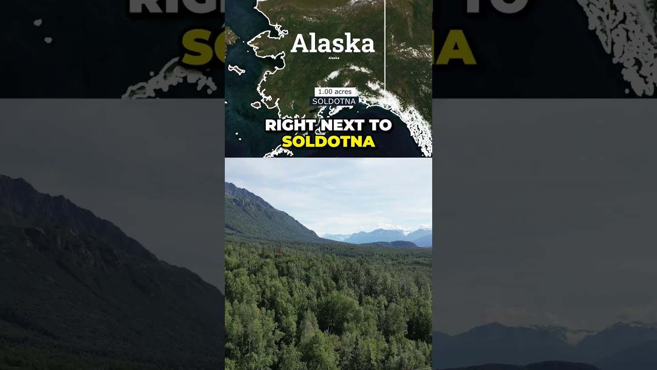 This 1 acre gem in Sterling, AK, can be yours for just $10,424 or $254/month! #alaskarealestate