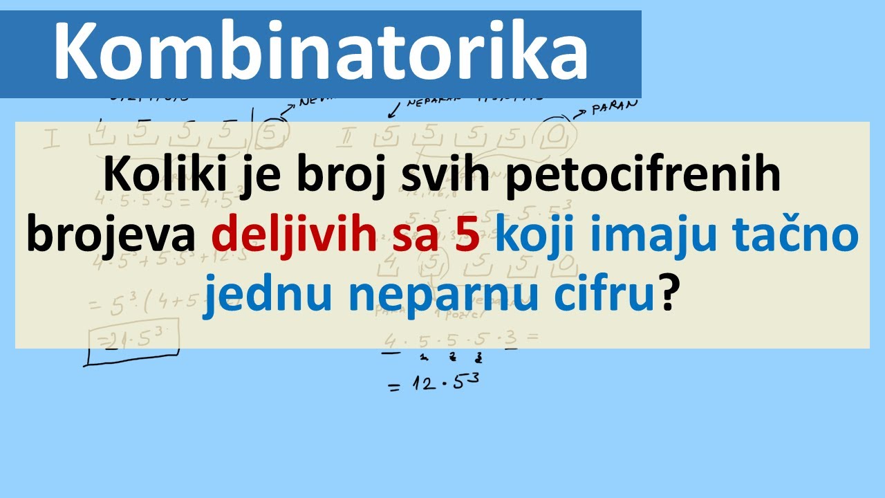 Kombinatorika rešeni zadaci