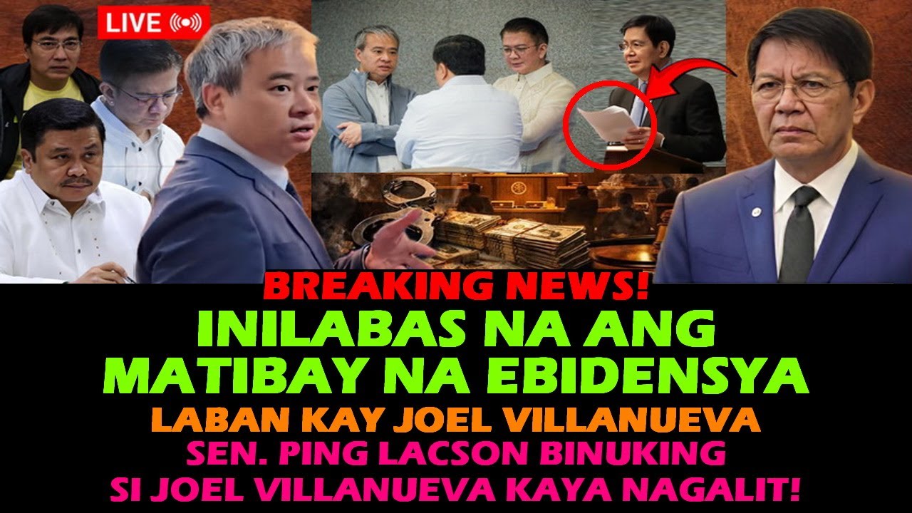 JOEL VILLANUEVA HIMAS REHAS! INILABAS NA ANG MATIBAY NA EBIDENSYA CHIZ ESCUDERO BONG REVILLA JINGGOY