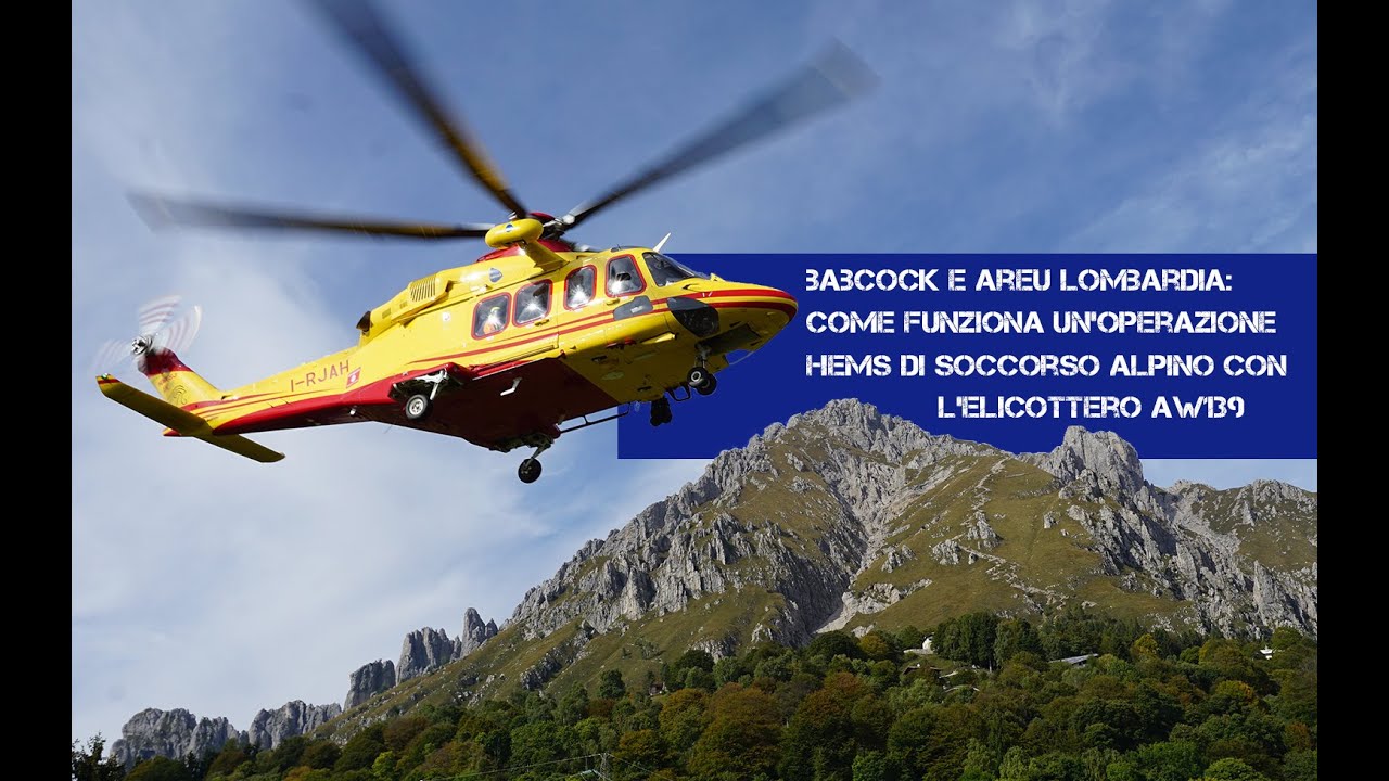 Come funziona un'operazione HEMS di soccorso alpino con elicottero AW139? (Settembre 2021)