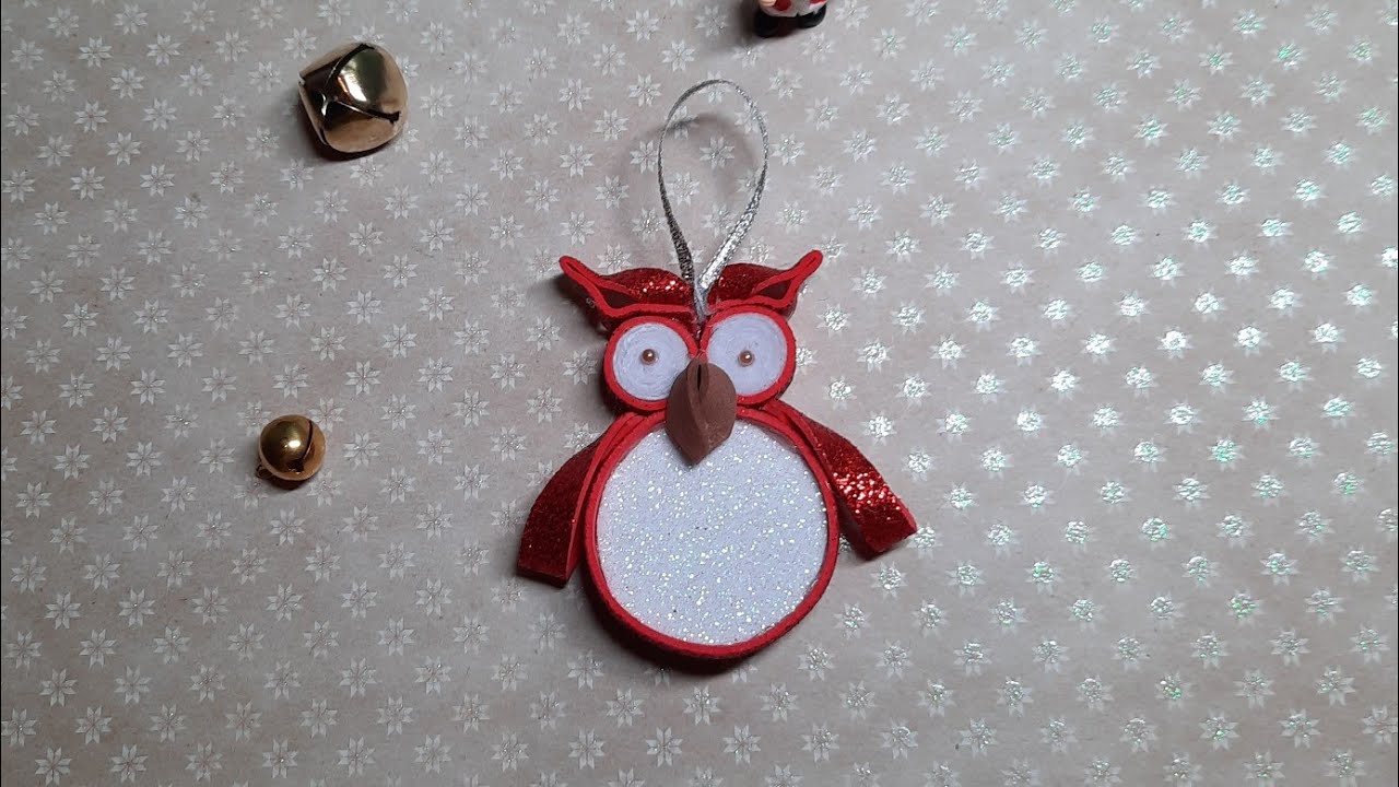 Tuto Hibou Noël facile