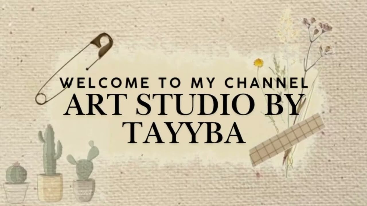 My First Tote Bag Painting | Full Process | Art Studio by Tayyba