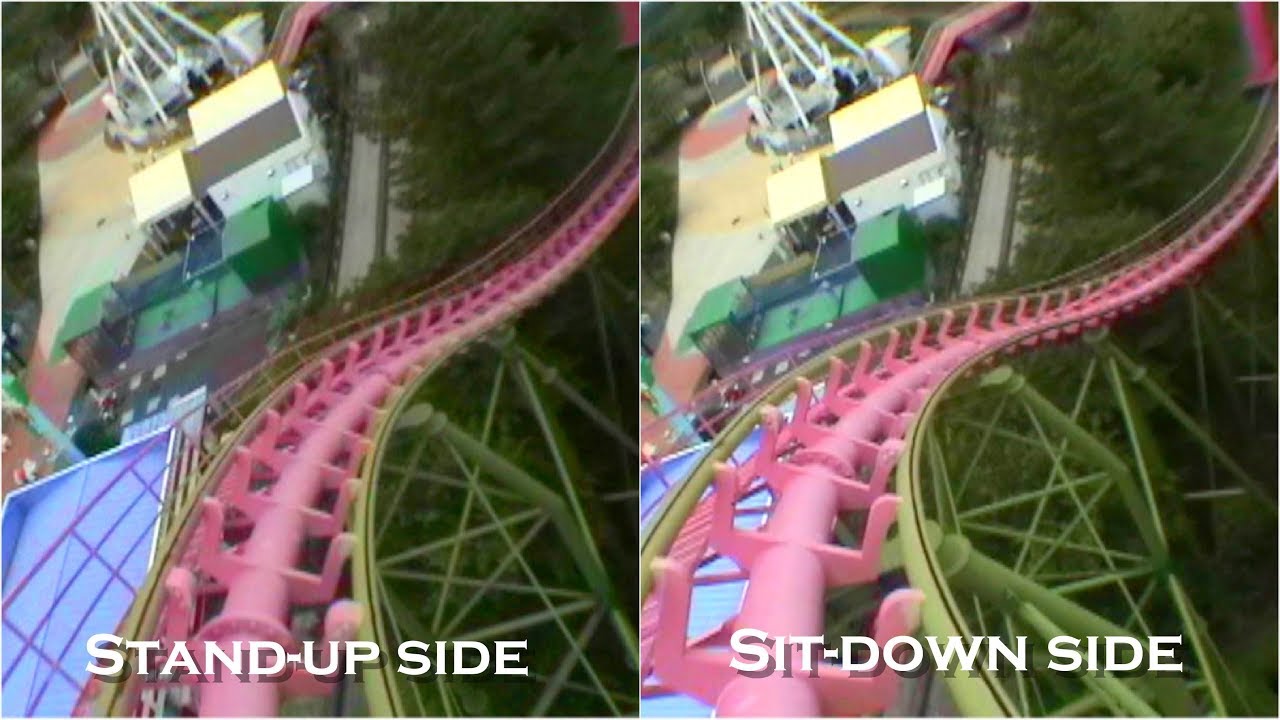 POV's of Momonga Standing and Loop Coaster - Yomiuriland (2005)