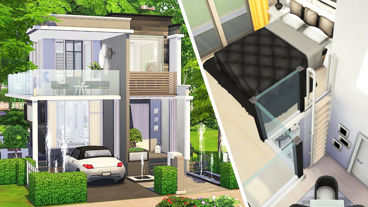 FASHION DESIGNER'S TINY LOFT | The Sims 4: Speed Build