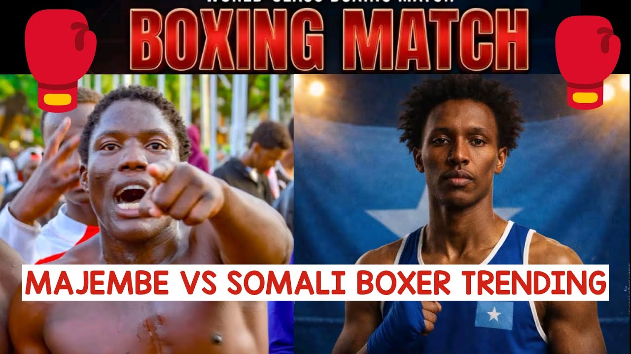 MAJEMBE VS SOMALI BOXER 🔥 TRENDING BOXING MATCH 🥊🥊
