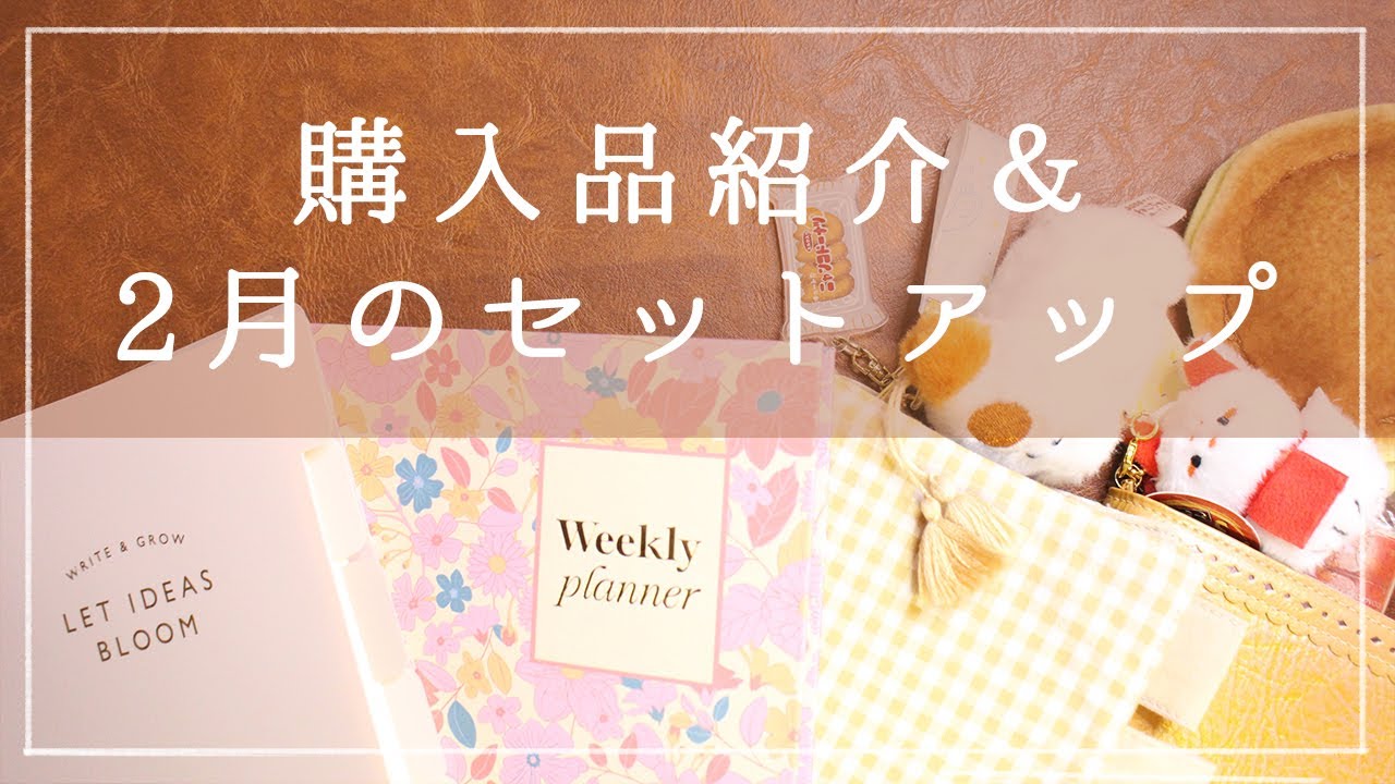 購入品紹介と2月のセットアップ！ | フライングタイガー |  THREEPPY |  システム手帳