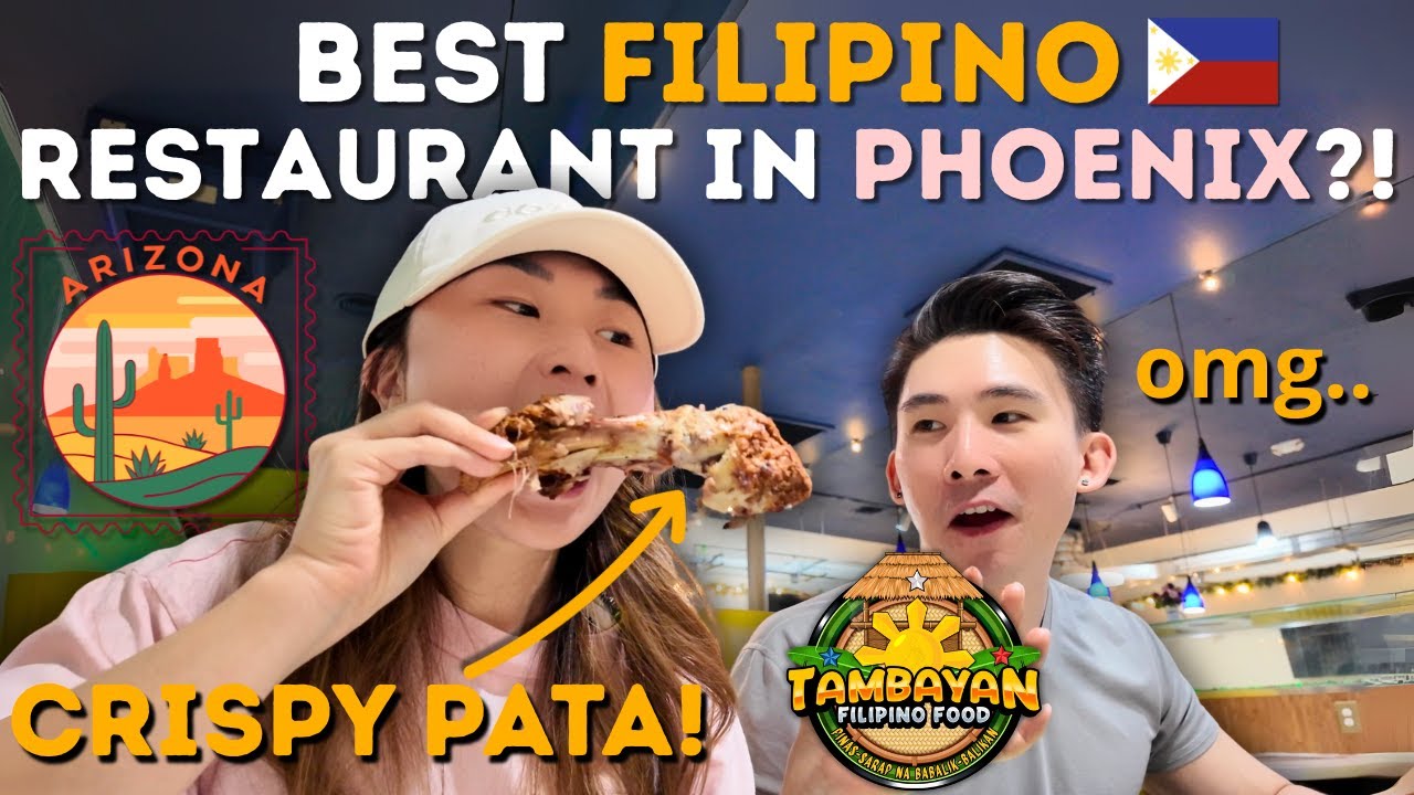 Best Filipino Restaurant in Phoenix?! 🇵🇭 Eating at Tambayan AZ