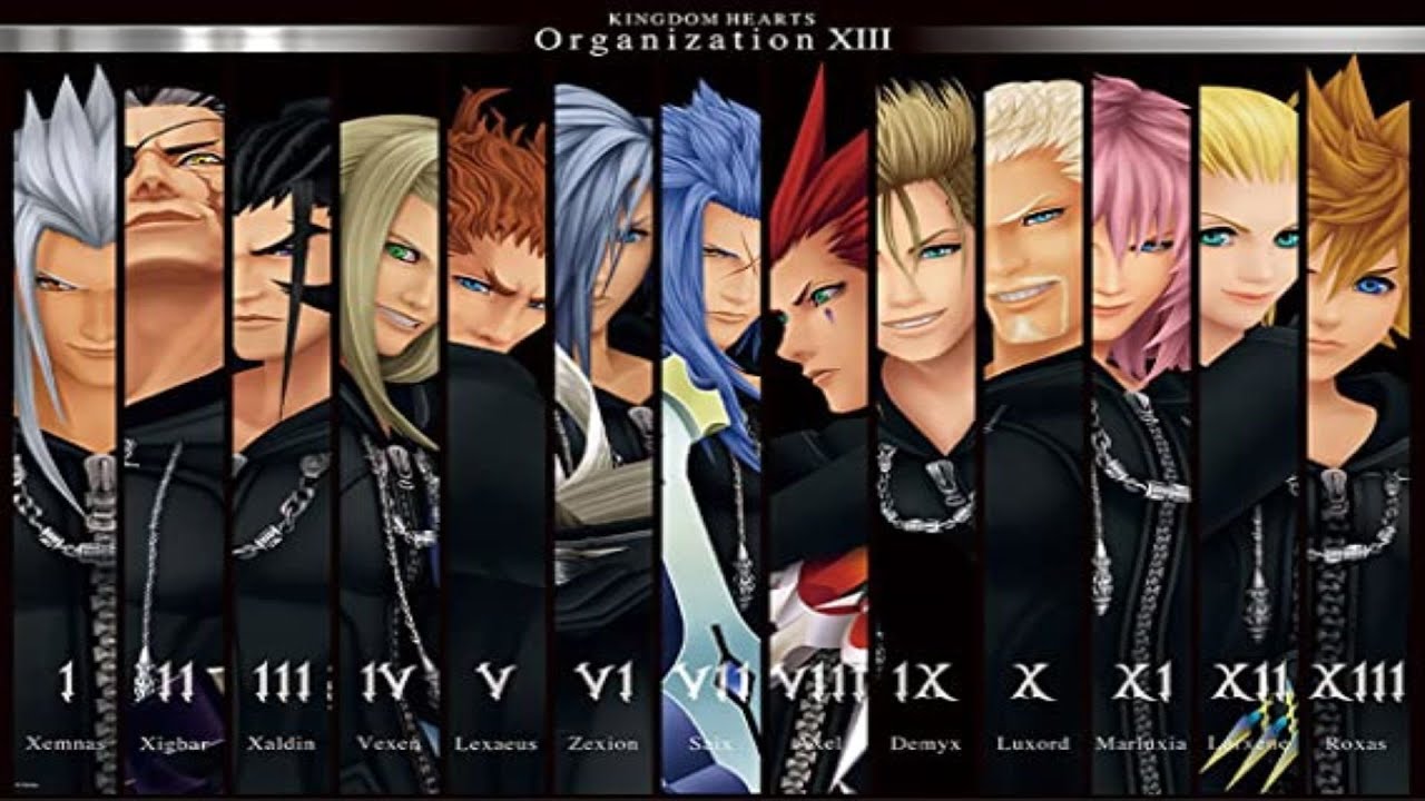KH II FM [Critical Mode] All Data Organization vs Fenrir Berserk Charge & Negative Combo