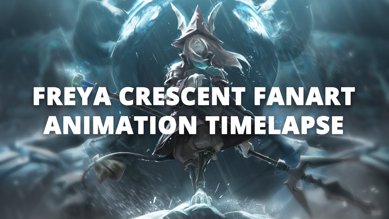 Freya Crescent Fanart Animation Timelapse