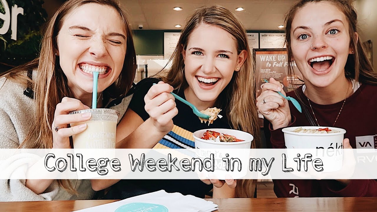 College Weekend in my Life: going Home, shopping, + trying to have a social life