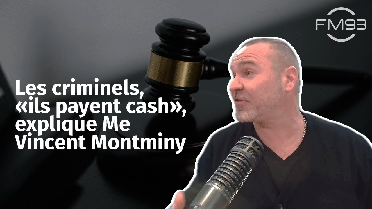 «Ils payent cash» : Me Vincent Montminy explique comment les criminels le rémunèrent