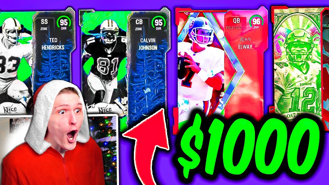 $1000 Pack Opening Builds My Team! - Madden 23 Ultimate Team