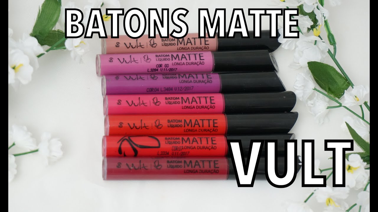 NOVOS BATONS LÍQUIDOS MATTE DA VULT