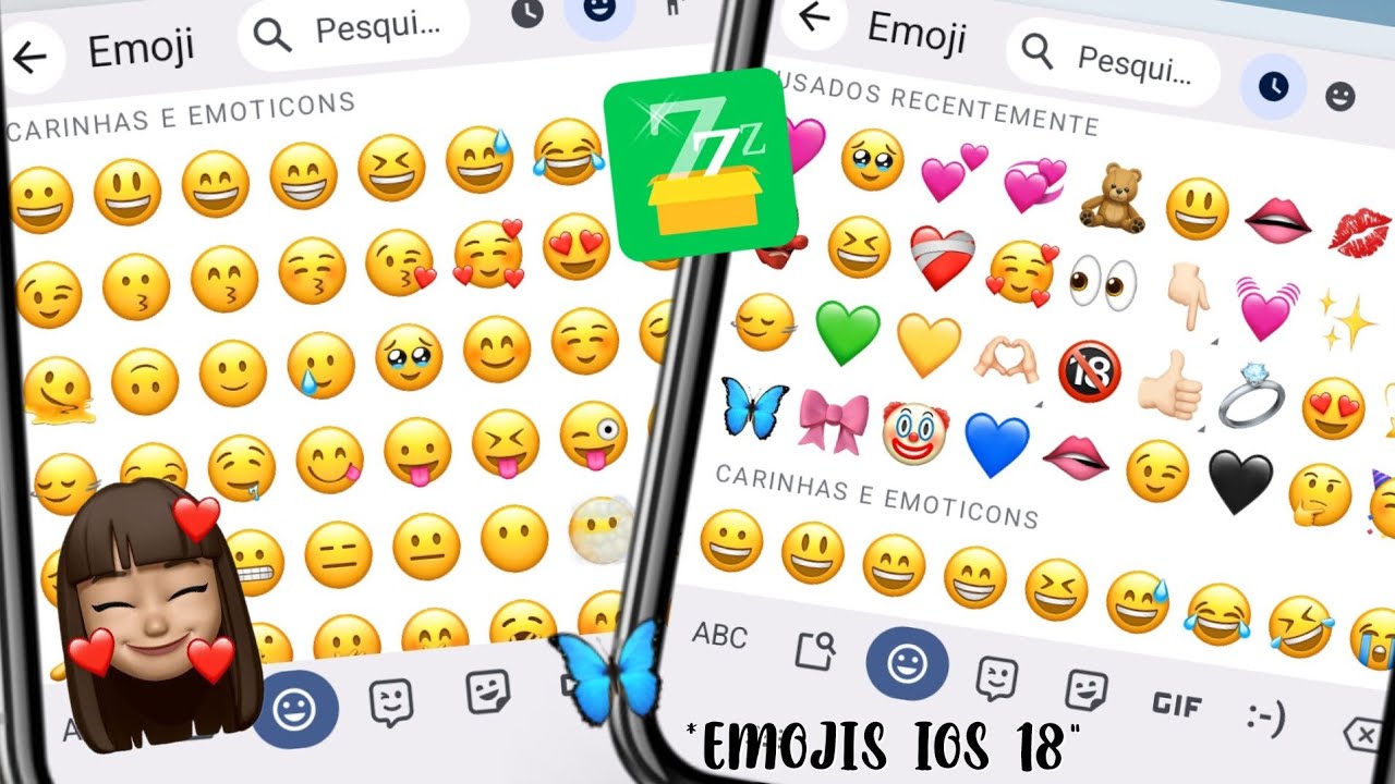 COMO TER OS EMOJIS IOS 18🦋No SEU ANDROID 2025✨🫶🏻