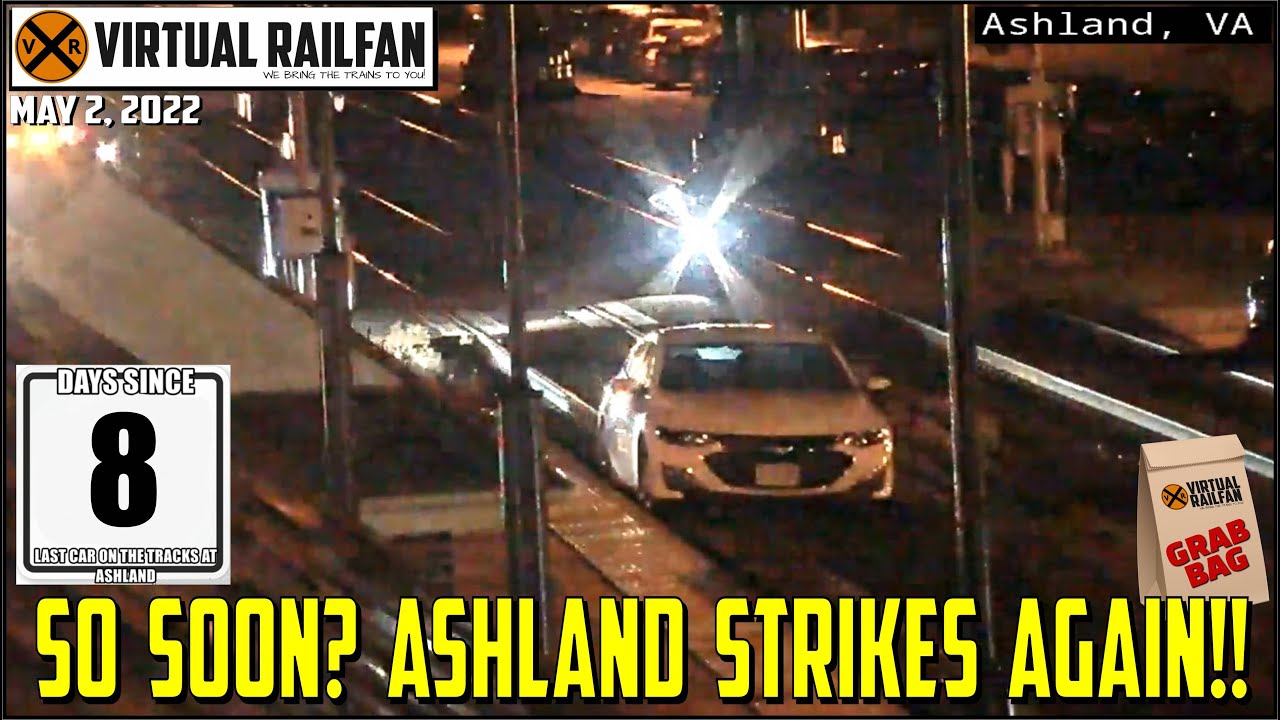 ANOTHER CAR ON THE TRACKS AT ASHLAND! KAW RIVER ENGINE, THREE CABOOSES AT ROANOKE & MORE! 5/2/2022