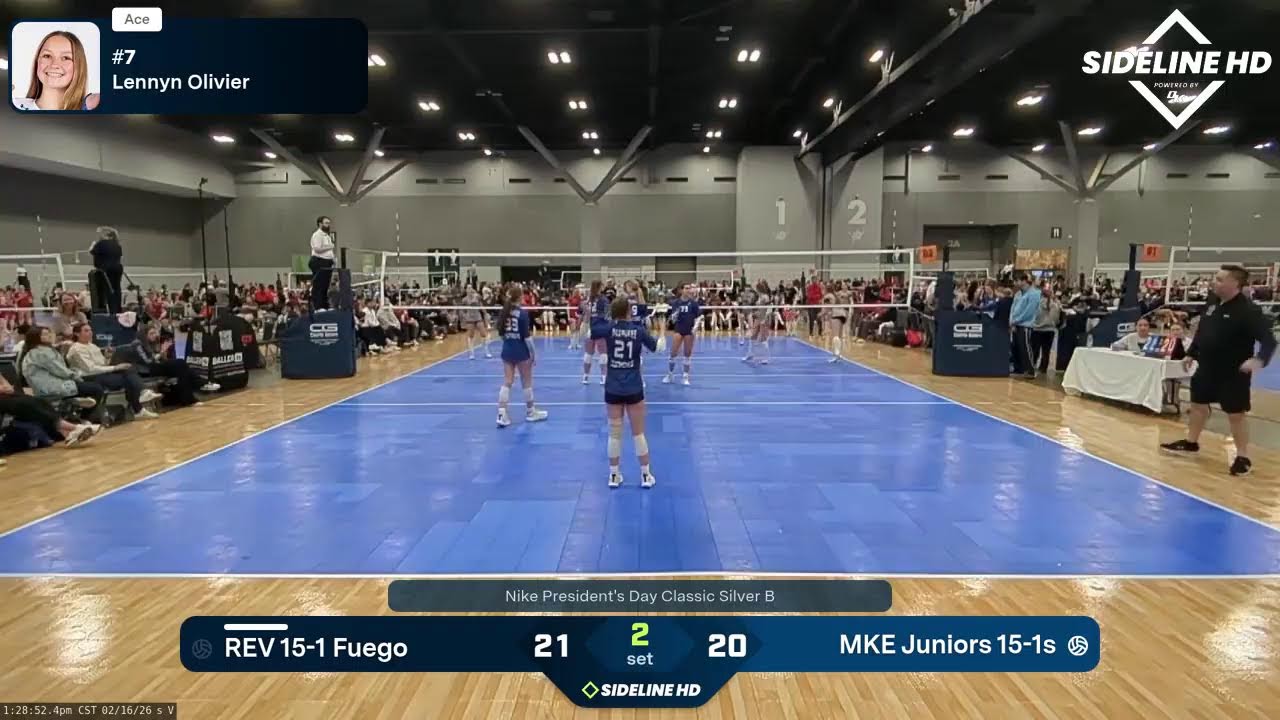 MKE Juniors 15-1s vs. REV 15-1 Fuego (2026.02.16)