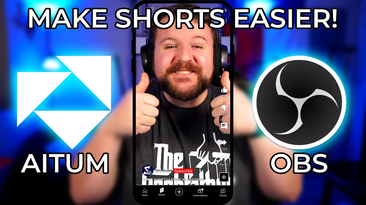 The BEST way to create Shorts! | ~ Vertical Canvas Plugin ~ | #aitum #obs #verticalvideo