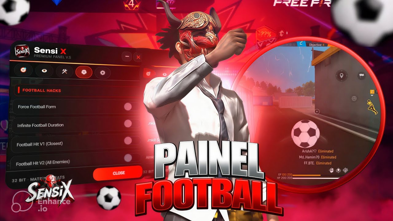 FOOTBALL ⚽ KILL PC PANEL OB53 AIM KILL + NEW DOWNKILL 100% ANTIBAN | ALL SERVER SAFE |