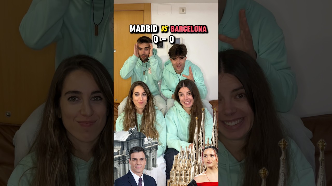Madrid o Barcelona? Cu&aacute;l es mejor?🇪🇸🧐#madrid #barcelona #espa&ntilde;a