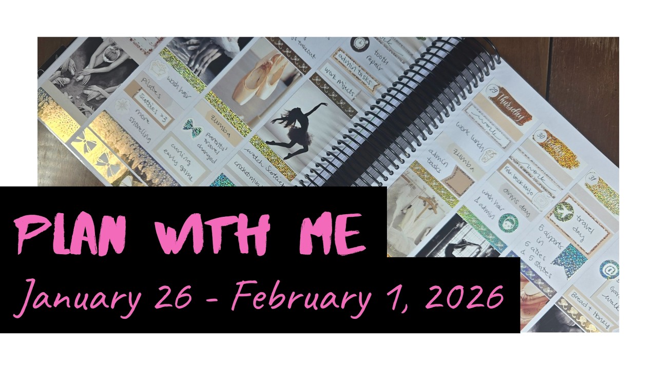 Plan With Me January 26 - February 1, 2026 | B&R paper Crafts Classic Dance  boxes | Plan B Planner