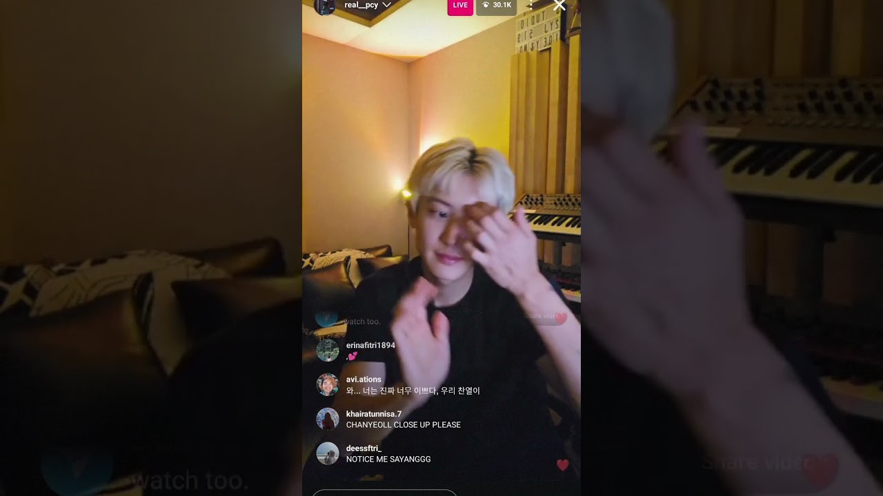 Chanyeol Instagram live 30/09/2024 #exo#chanyeol#exol#i'llbeyours