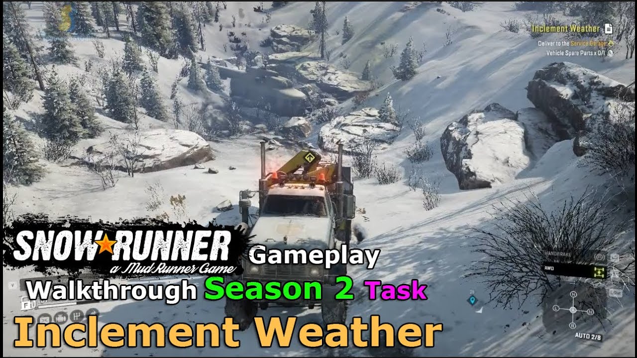 SnowRunner - Inclement Weather | Lake Kovd Task Walkthrough