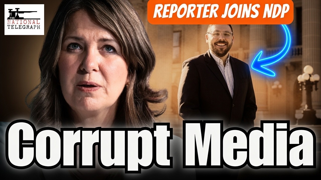 MASK OFF: Legacy Media Reporter Joins Alberta NDP - Anti-Smith Agenda is Real!