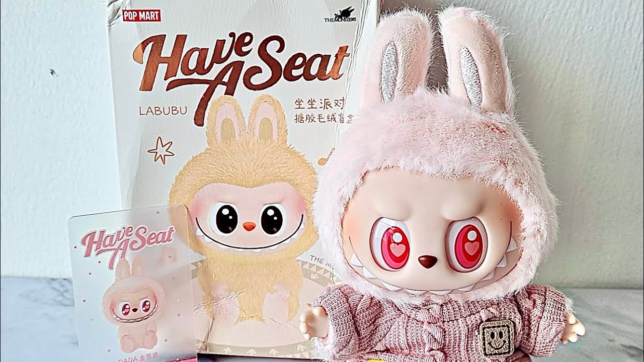 Unboxing Labubu V2 Have a Seat [Indonesia] Pink Labubu Dada 🩷