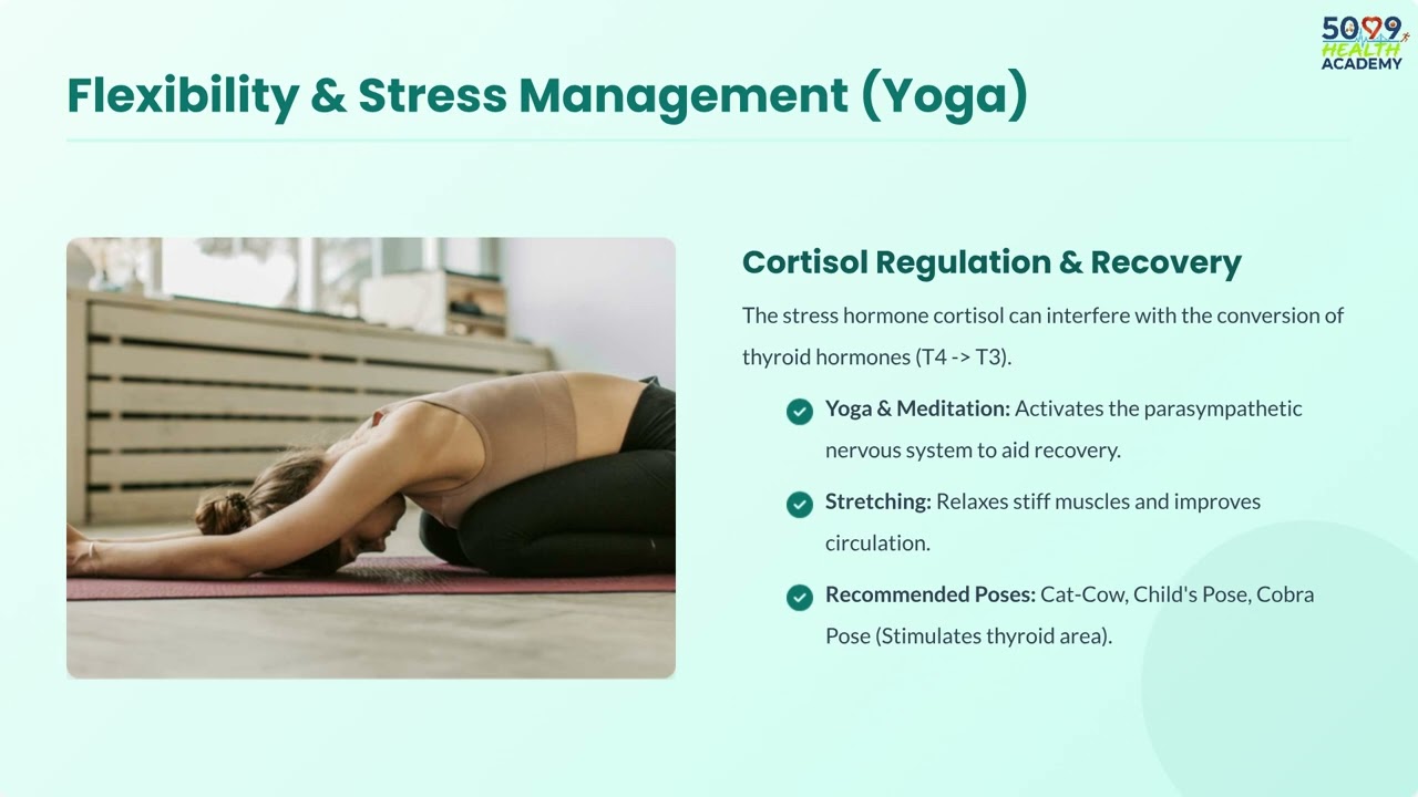 [Health Tips] A Science-Backed Exercise Routine to Overcome Hypothyroidism Fatigue 💪