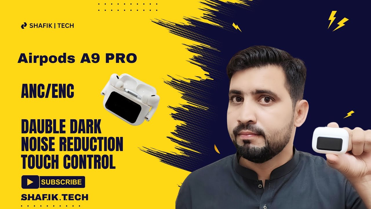 AirPods A9 Pro  Unboxing & Review | Noise-Cancellation, Sound Quality & Features