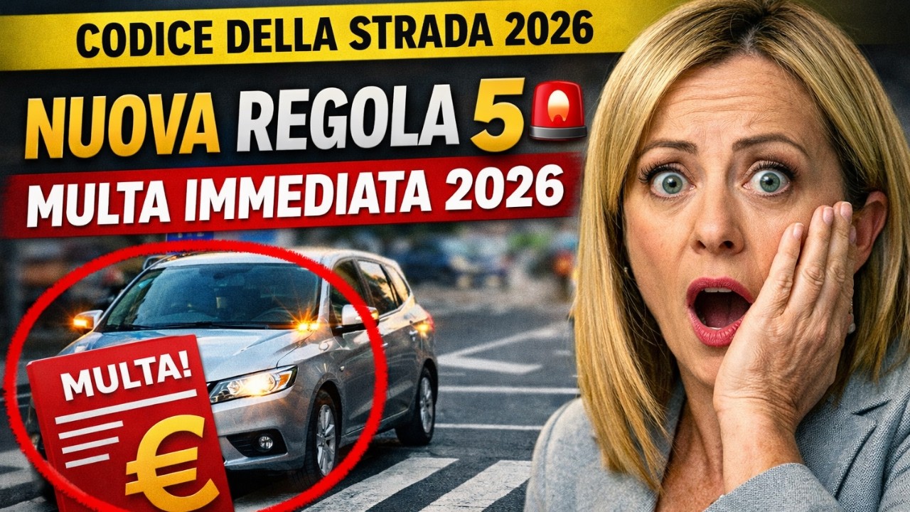 Codice della Strada 2026: Nuova Regola n.5 che Fa Multa Immediata | Attenzione alle Soste Brevi